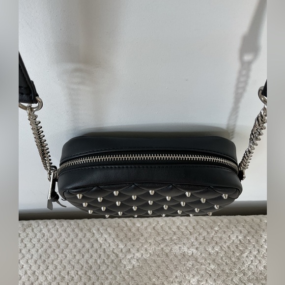 Rebecca Minkoff Black Quilted Crossbody Bag - Picture 4 of 10